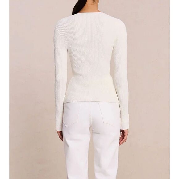 A.L.C. Womens Rib Miller Cardigan NWT $395 - Picture 4 of 7